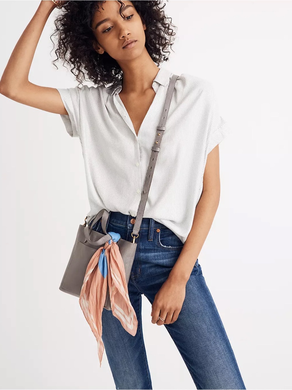 MADEWELL 'Central Shirt' in Luis Stripe